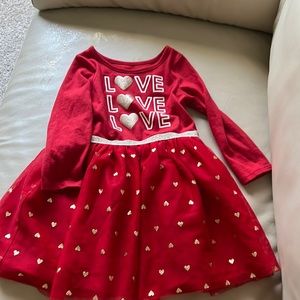 Love red tutu dress cat and Jack